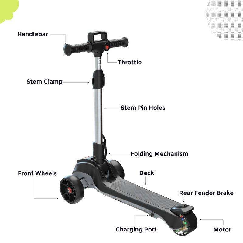 iScooter iK2 Electric Scooter for Kids - Fun, Safe, and Adjustable