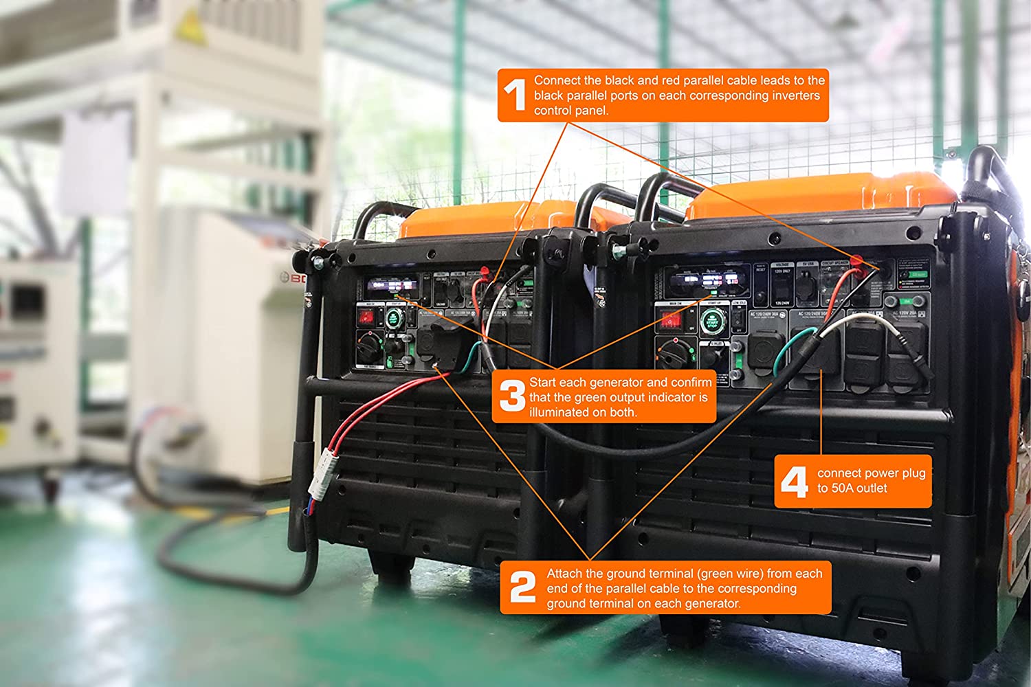 Genmax GM9000PK Parallel Cable Kit for Inverter Generators: Double Your Power Effortlessly