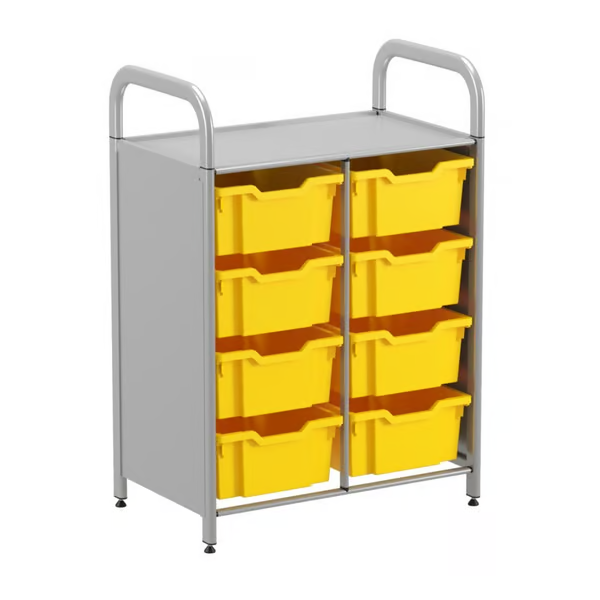 Gratnells Callero Custom Low-Level 8-Deep Tray Starter Kit - A Classroom Organization Essential