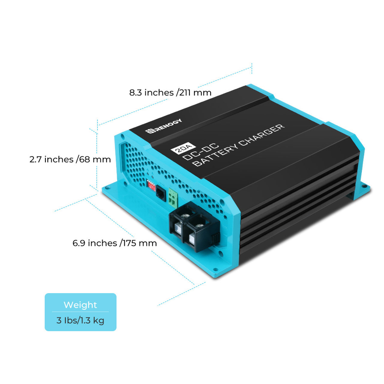 Renogy's Powerhouse 20A DC to DC Battery Charger