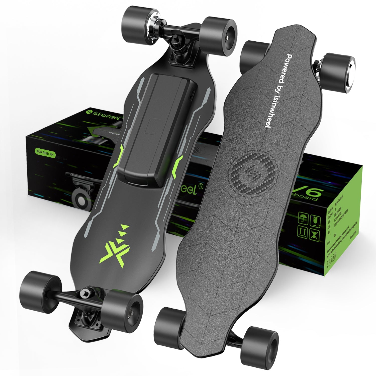 isinwheel V6 Remote Control Electric Skateboard - Your Urban Commuting Companion