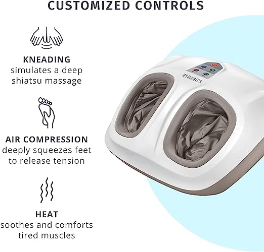 Indulge in Luxury: Homedics Shiatsu Air 2.0 Foot Massager with Heat