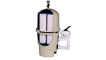 Pentair High - Flow Quad DE Filter - 80 Sq Ft, 160 GPM for Crystal Clear Pool Water