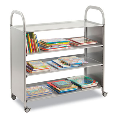 Gratnells Callero Steel Book Cart - Ideal for Organizing Your Library