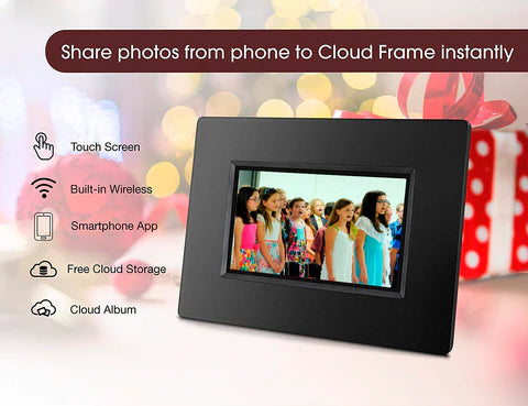Sungale Alpha Digital 7 Cloud Frame - Share & Display Your Precious Memories
