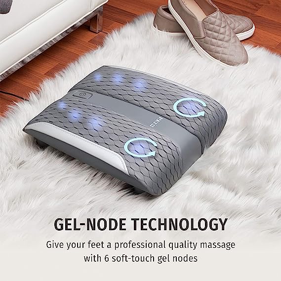 Indulge Your Feet with HoMedics' Heated Gel Shiatsu Foot Massager