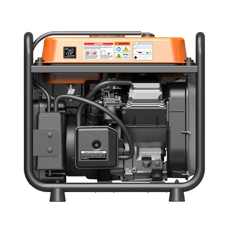 Genmax GM3500Xi Open Frame Gas-Powered Inverter Generator for RVs - 3500 Peak Watts