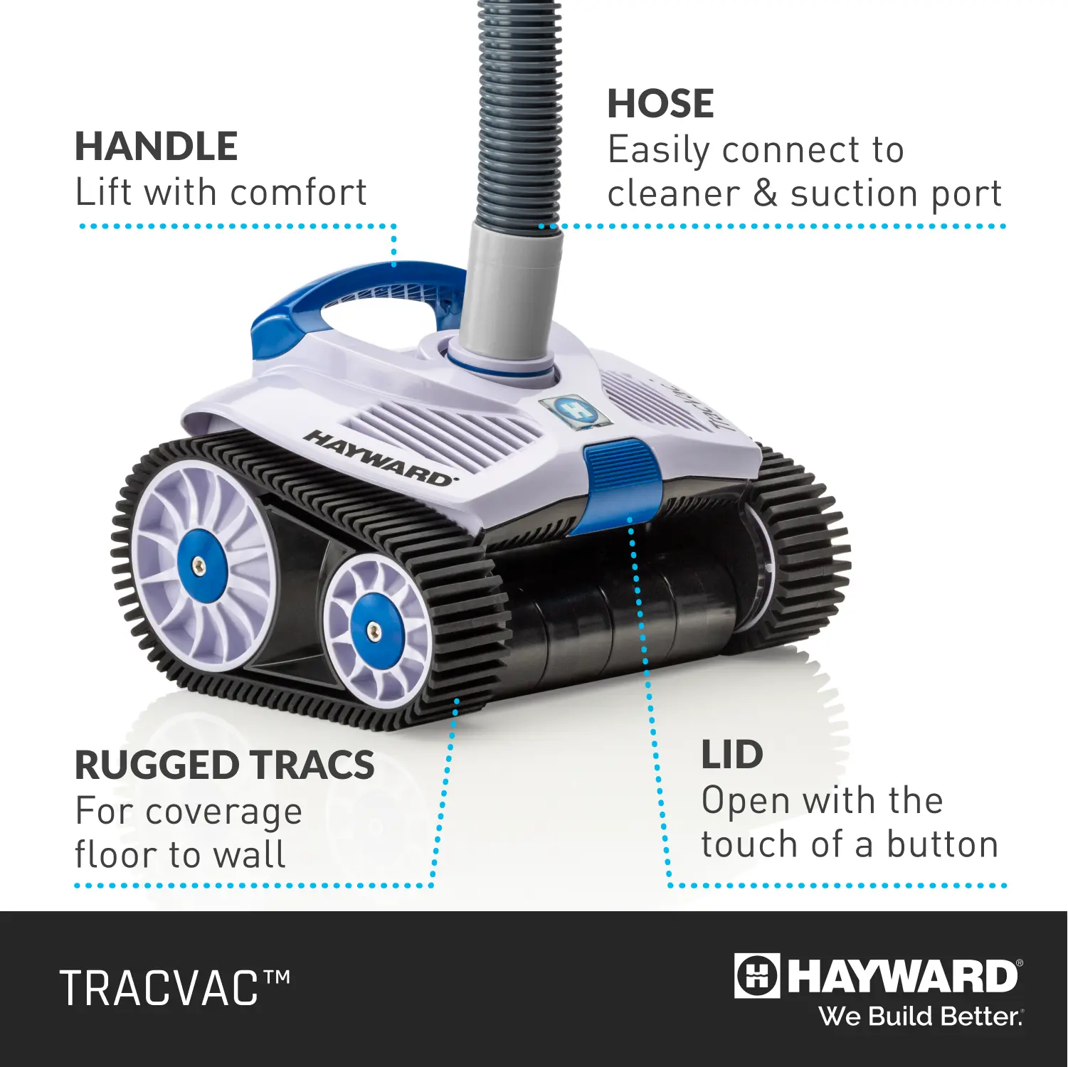 Hayward TracVac: Effortless In-Ground Pool Cleaning