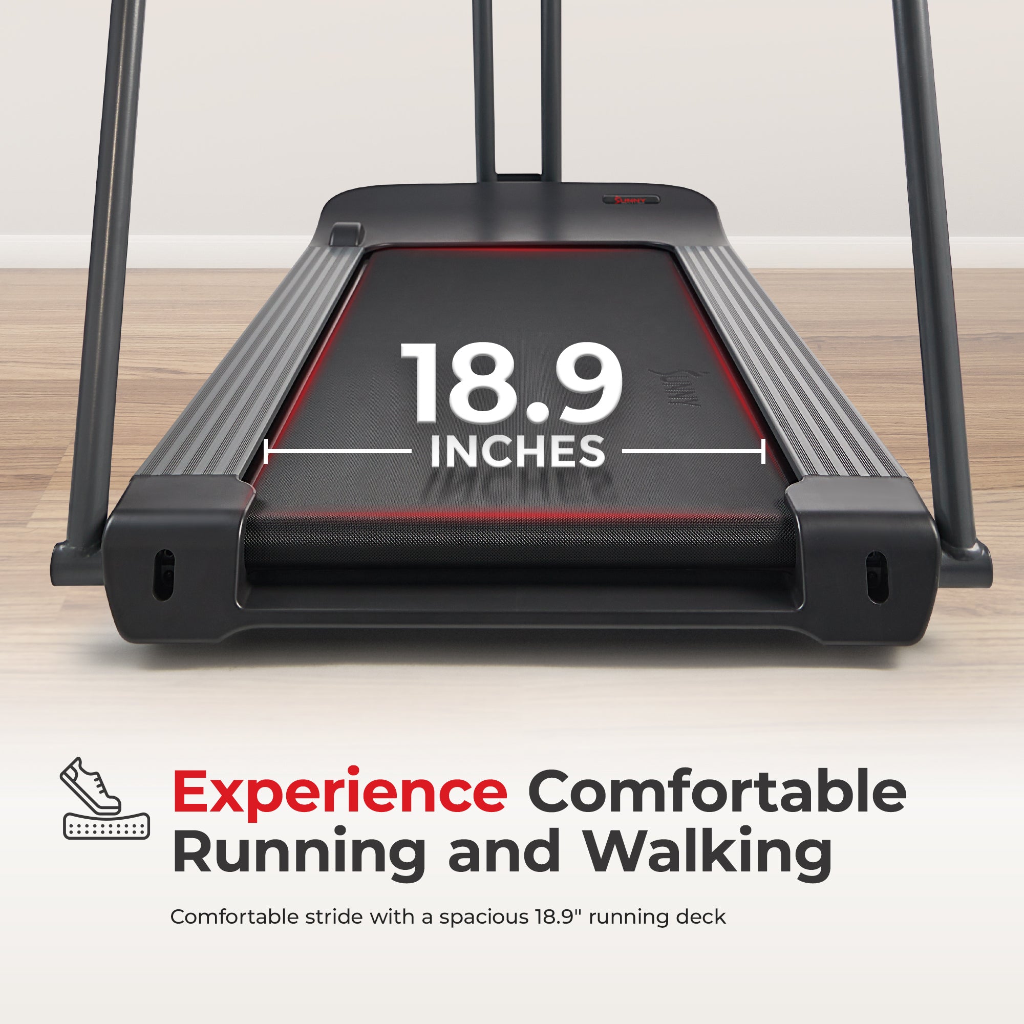 Sunny Health & Fitness All-Ages Running Treadmill with Handrails - SF-T722062
