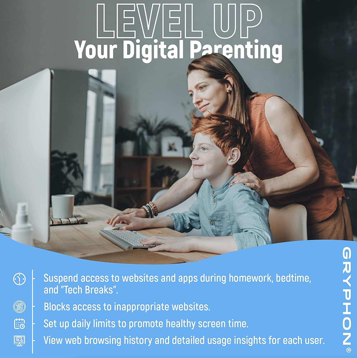 Gryphon AX: Your Ultimate Home Network Guardian - Tri-Band Mesh WiFi 6 with Advanced Security and Parental Control