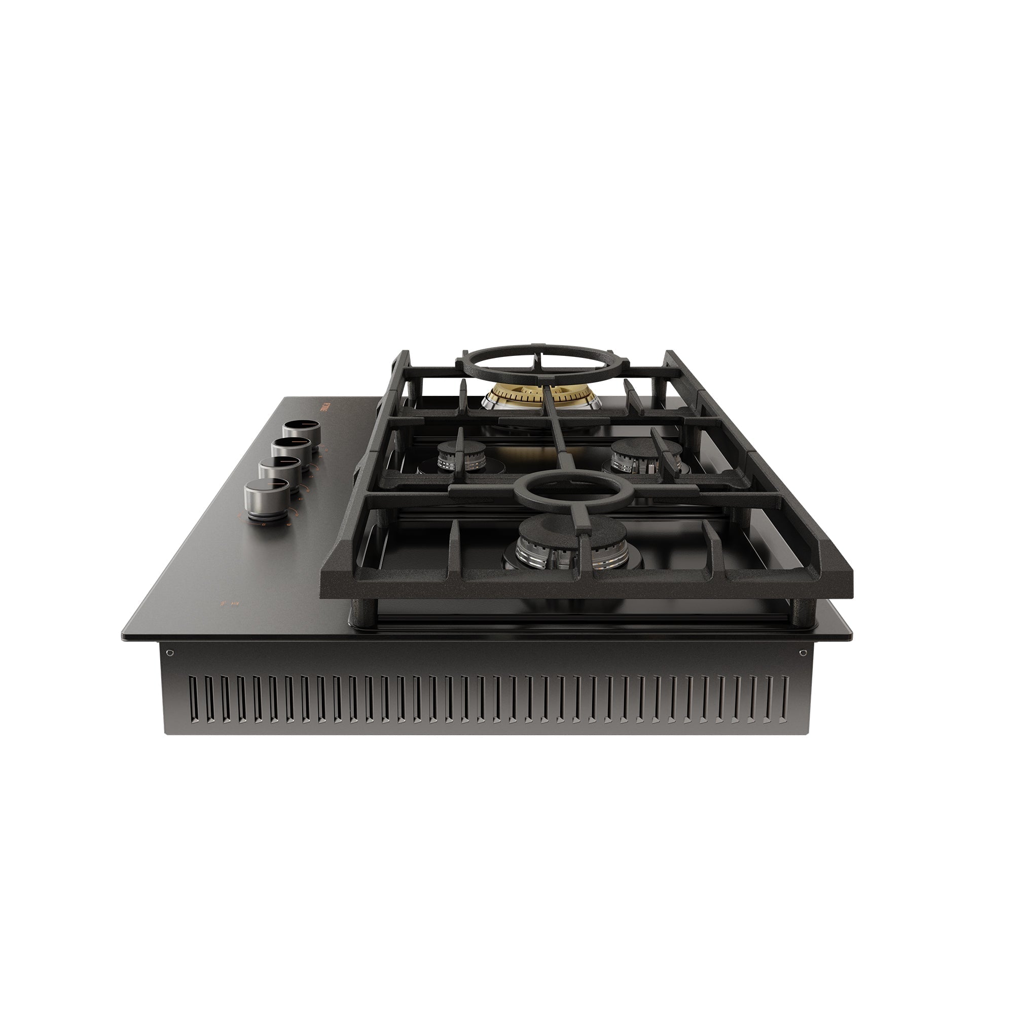 FOTILE Tri-Ring Gas Cooktop - GLG30401, Moonshadow Grey Series