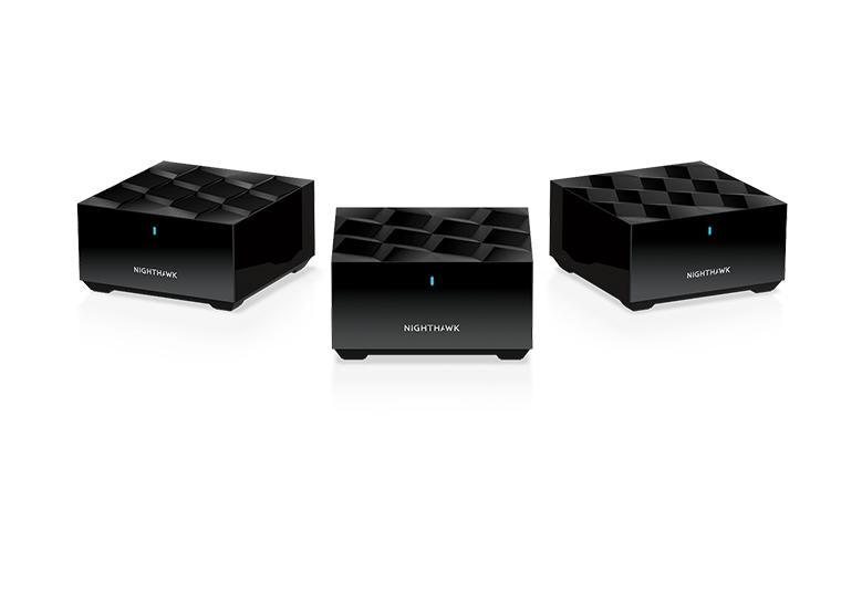 Netgear Nighthawk Mesh AX1800: 4-Streams 3-Pack with 90-Day Armor Free Trial - Your Gateway to Seamless Home Wi-Fi