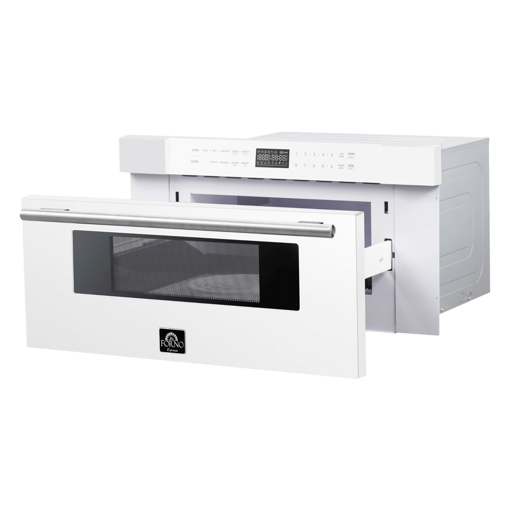 FORNO Capoliveri Espresso 30-Inch 1000W Microwave Drawer - 