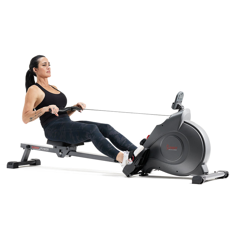 Sunny Health & Fitness SMART Foldable Bluetooth Rowing Machine - SF-RW522016