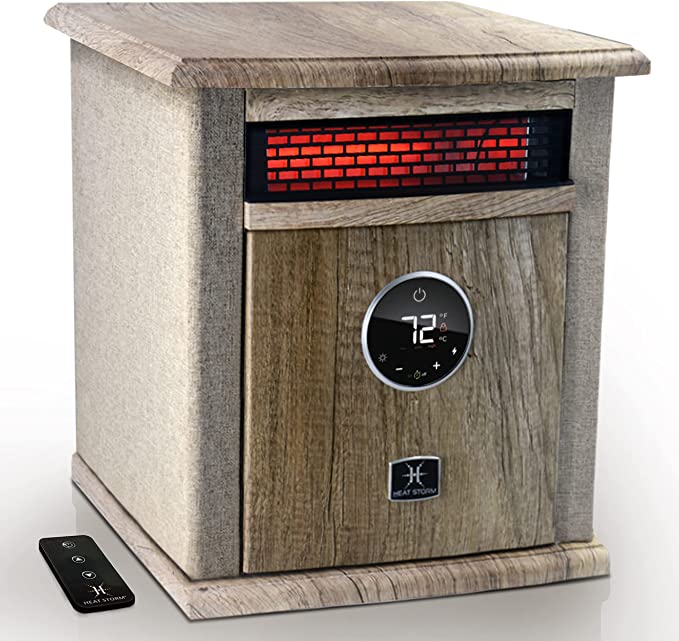 Heat Storm Logan Deluxe Infrared Fabric Space Heater - 5200 BTU