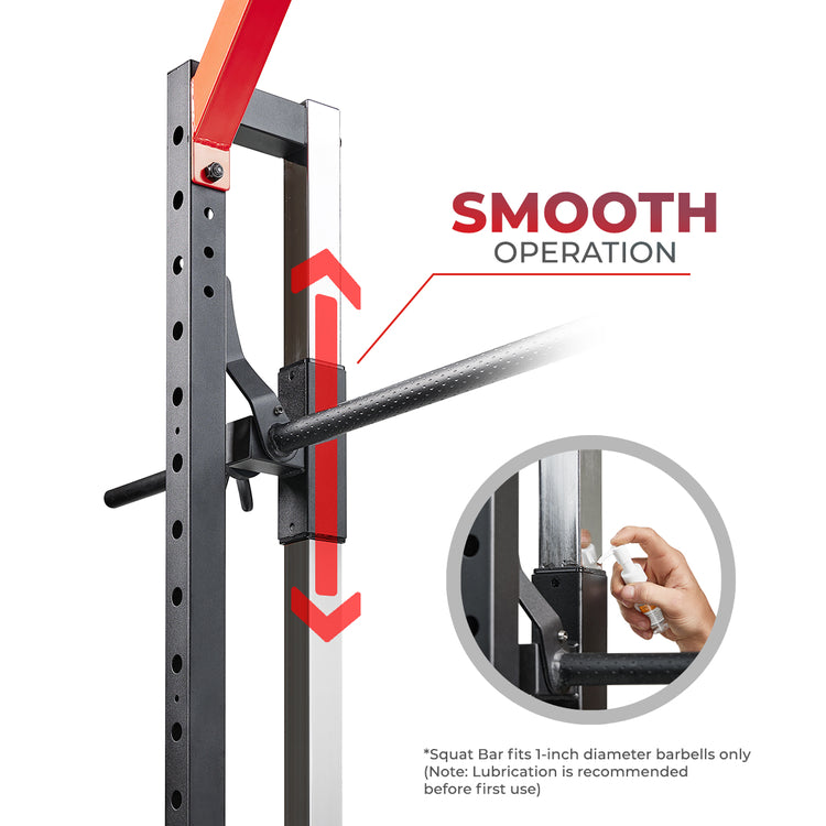 Sunny Health & Fitness Essential Smith Machine Squat Rack - SF-XF920020