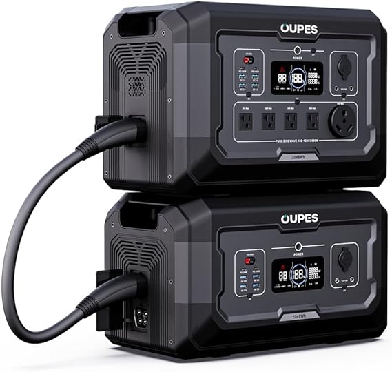 OUPES Mega 2 Powerhouse | 2500W, 2048Wh, Lightning-Fast Charge