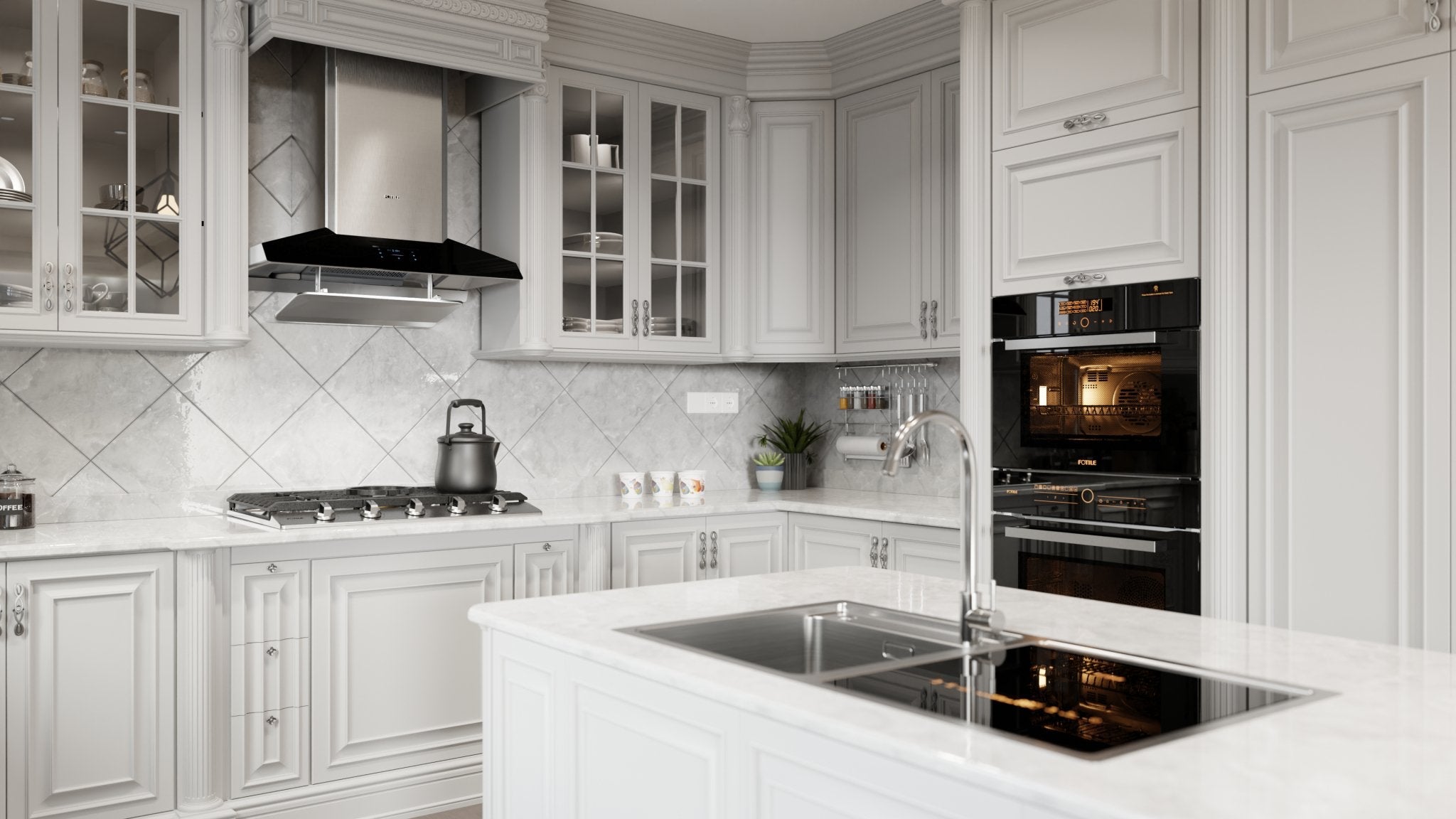 FOTILE EMG9050 Wall Mount Perimeter Vent Range Hood - The Ultimate Kitchen Companion