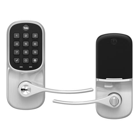 Yale Assure Lever Keypad with Key Option - Effortless Door Access (No Deadbolt)