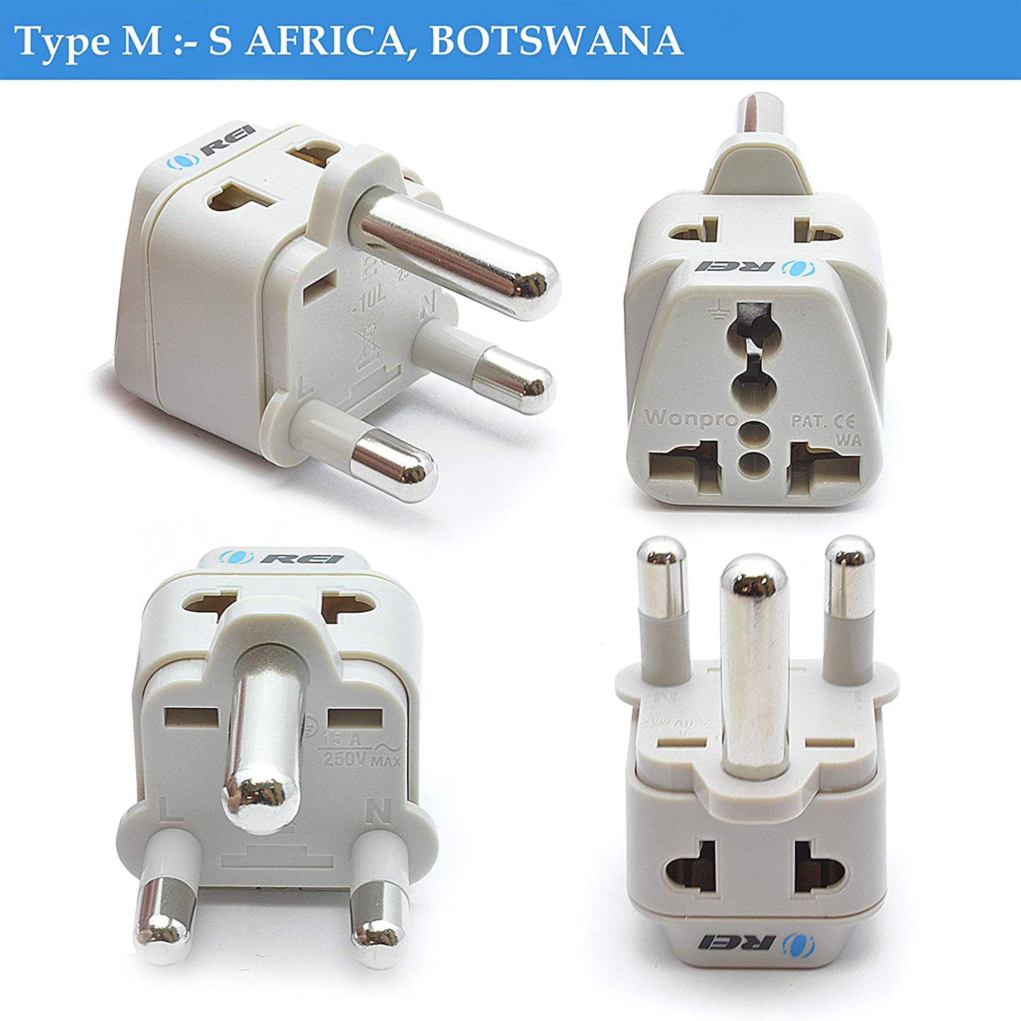 All-in-One Compact World Travel Adapter Plug - DB7-SET