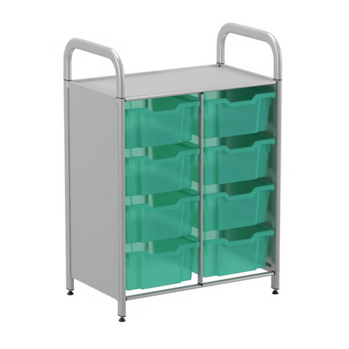 Gratnells Callero Custom Low-Level 8-Deep Tray Starter Kit - A Classroom Organization Essential