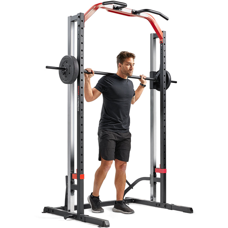 Sunny Health & Fitness Essential Smith Machine Squat Rack - SF-XF920020