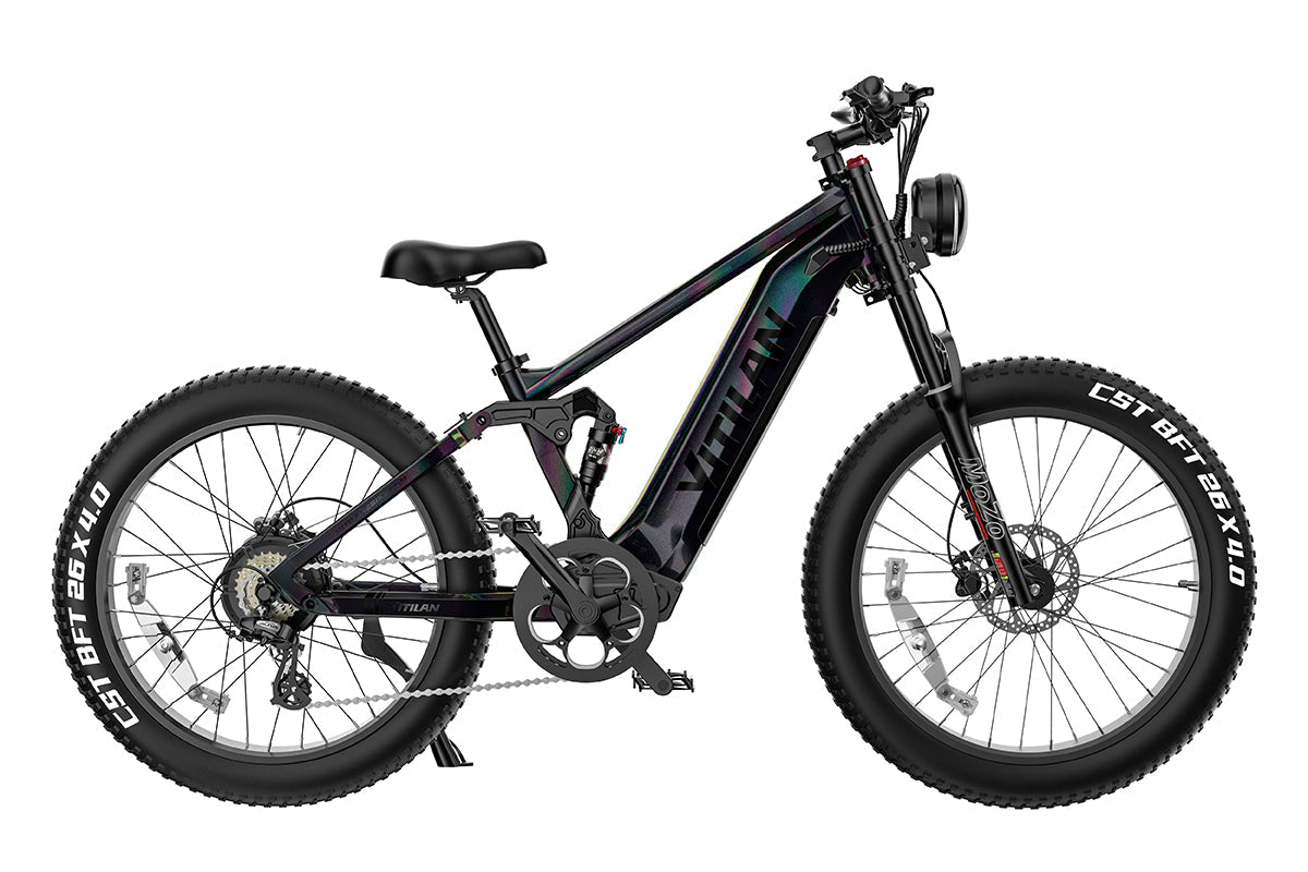 VITILAN T7 Full Suspension Electric Mountain Bike