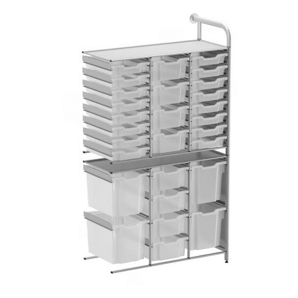 Gratnells Callero Tall Flexi Storage Adder Unit - Organize Your Classroom Effortlessly
