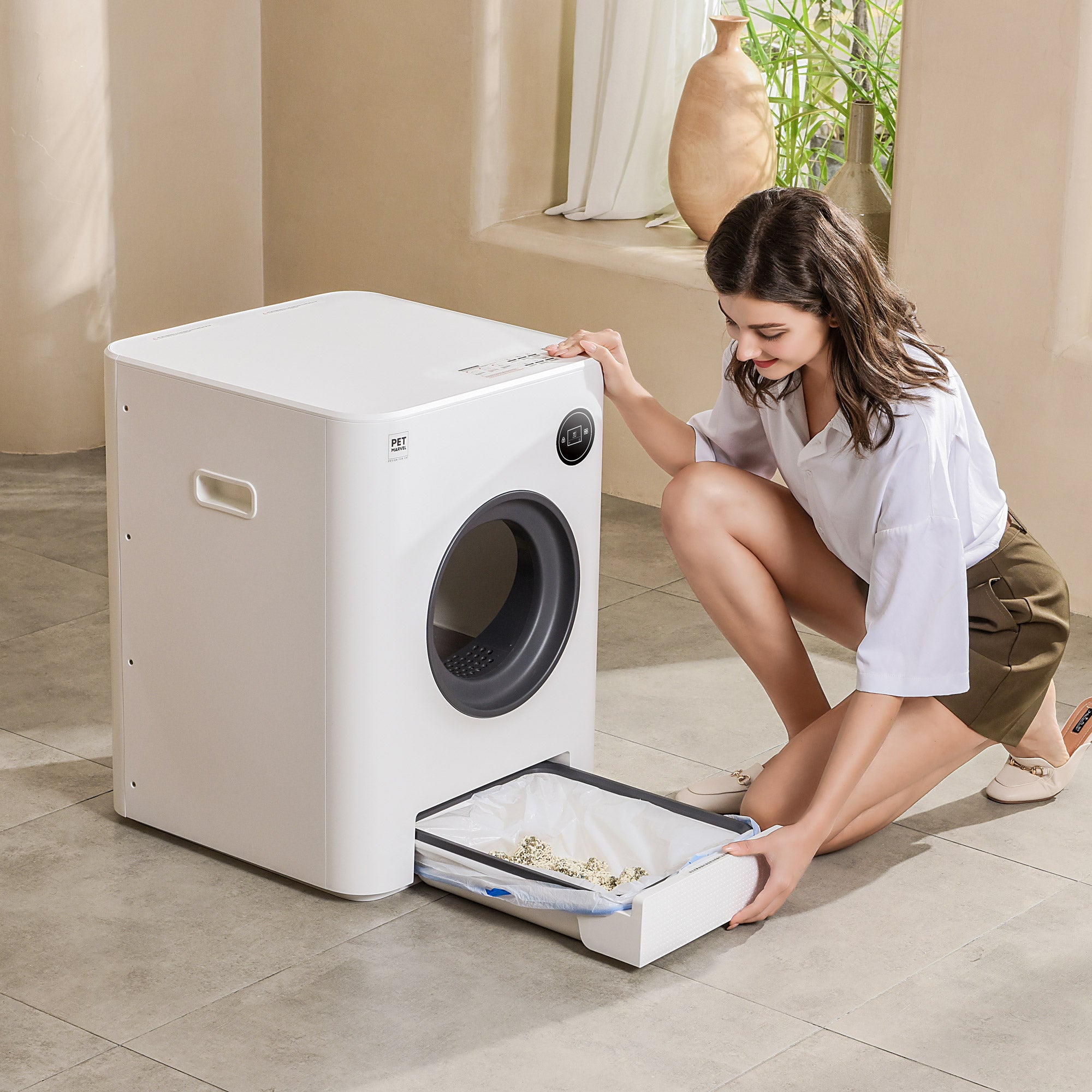 PET MARVEL Magic Cube - The Ultimate Smart Cat Toilet