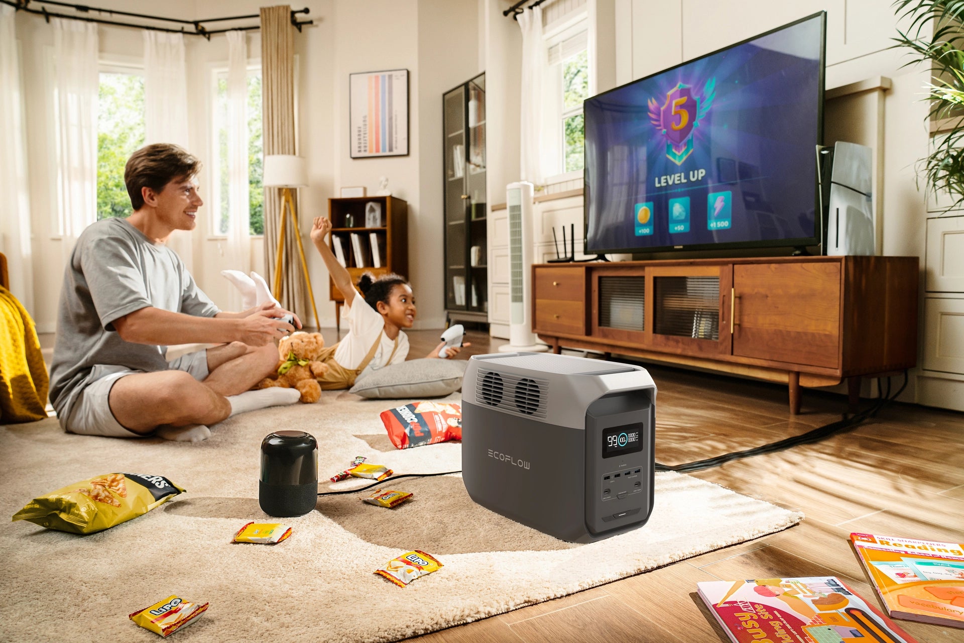 EcoFlow DELTA 3 1500 All-in-One Power Solution with Solar Panels