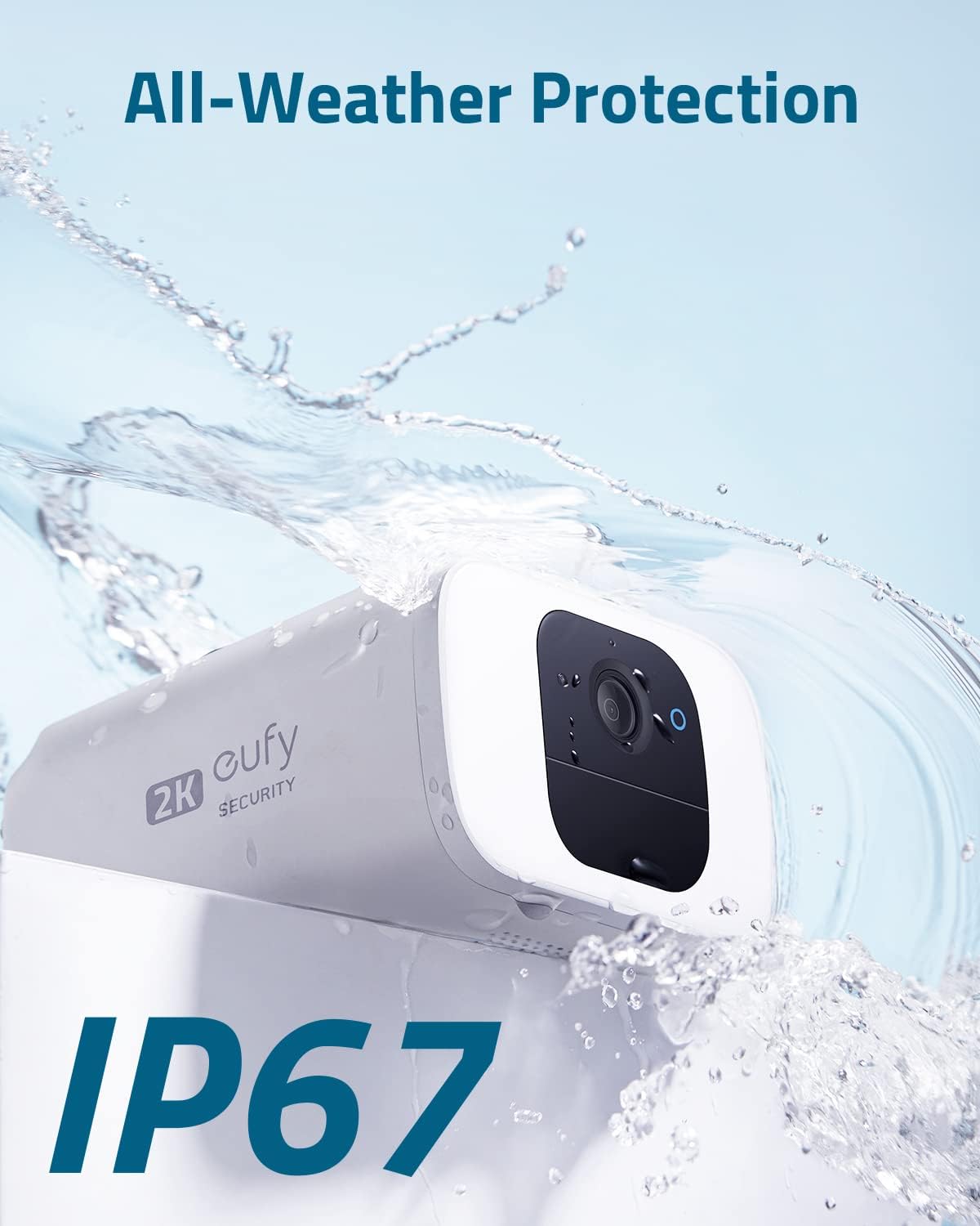 Eufy SoloCam S230 Solar-Powered 2K Outdoor Security Spotlight Camera