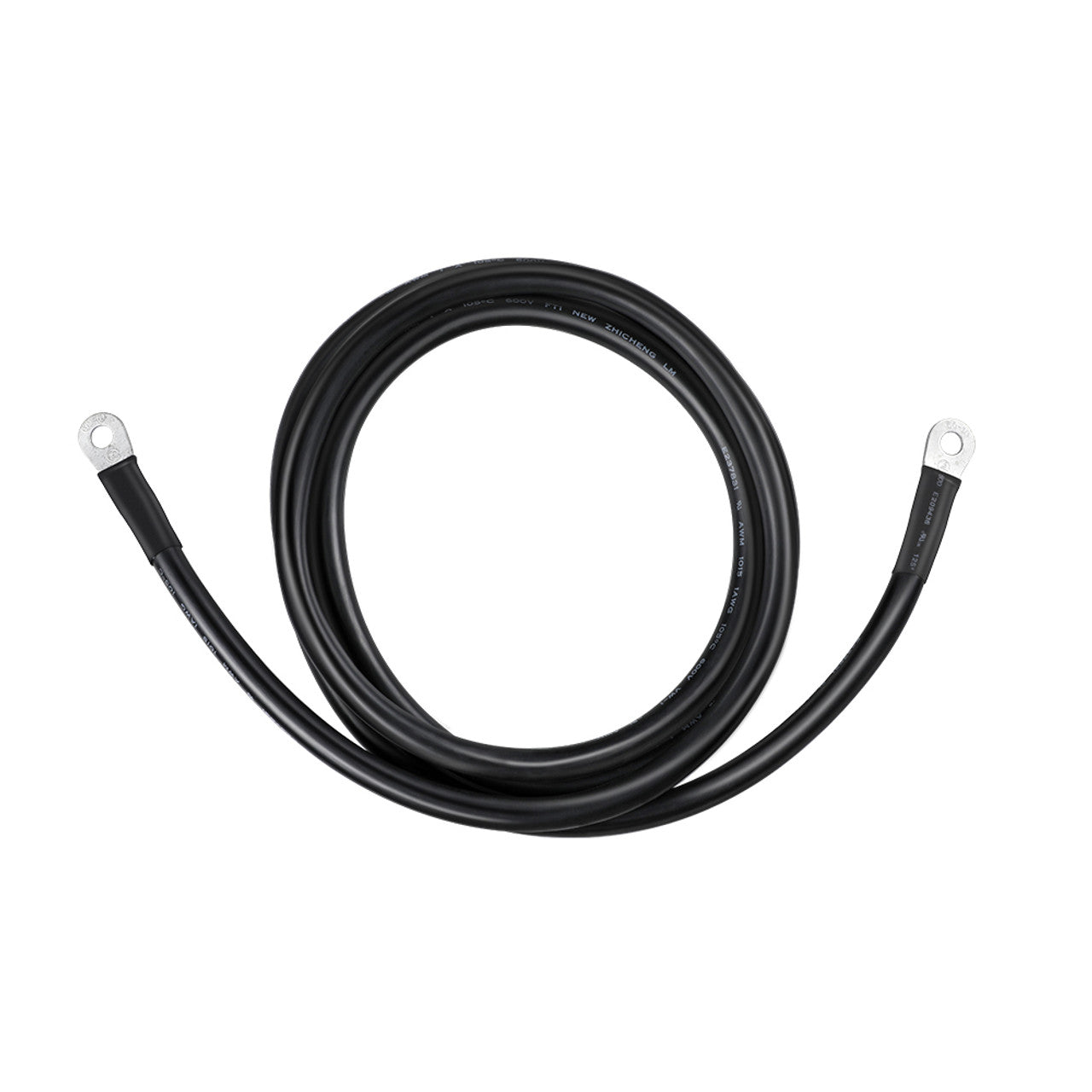 Renogy 5ft 4AWG Battery Inverter Cables with 3/8 in Lugs - Simplify Your Power Connection