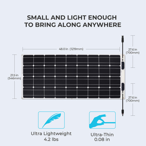 Renogy 100W Flexible Solar Powerhouse