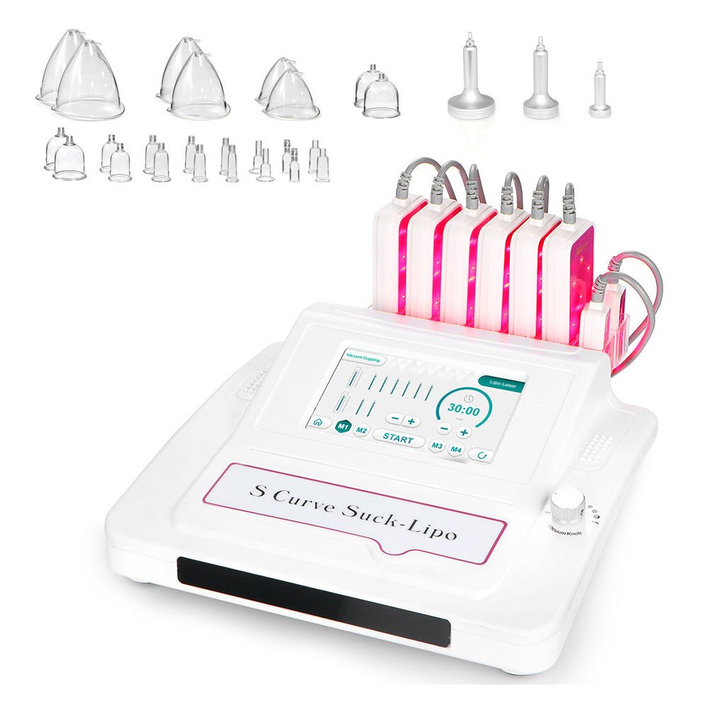 Shape Tactics 8-LED Laser Lipo with Vacuum Suction: Slim Down & Enhance Naturally