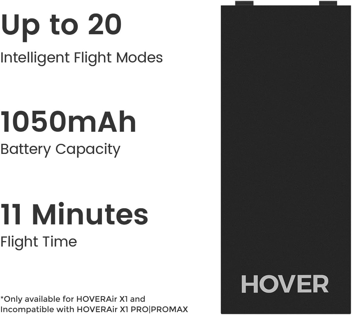 HOVERAir X1 Black Battery: Power Your Aerial Adventures!