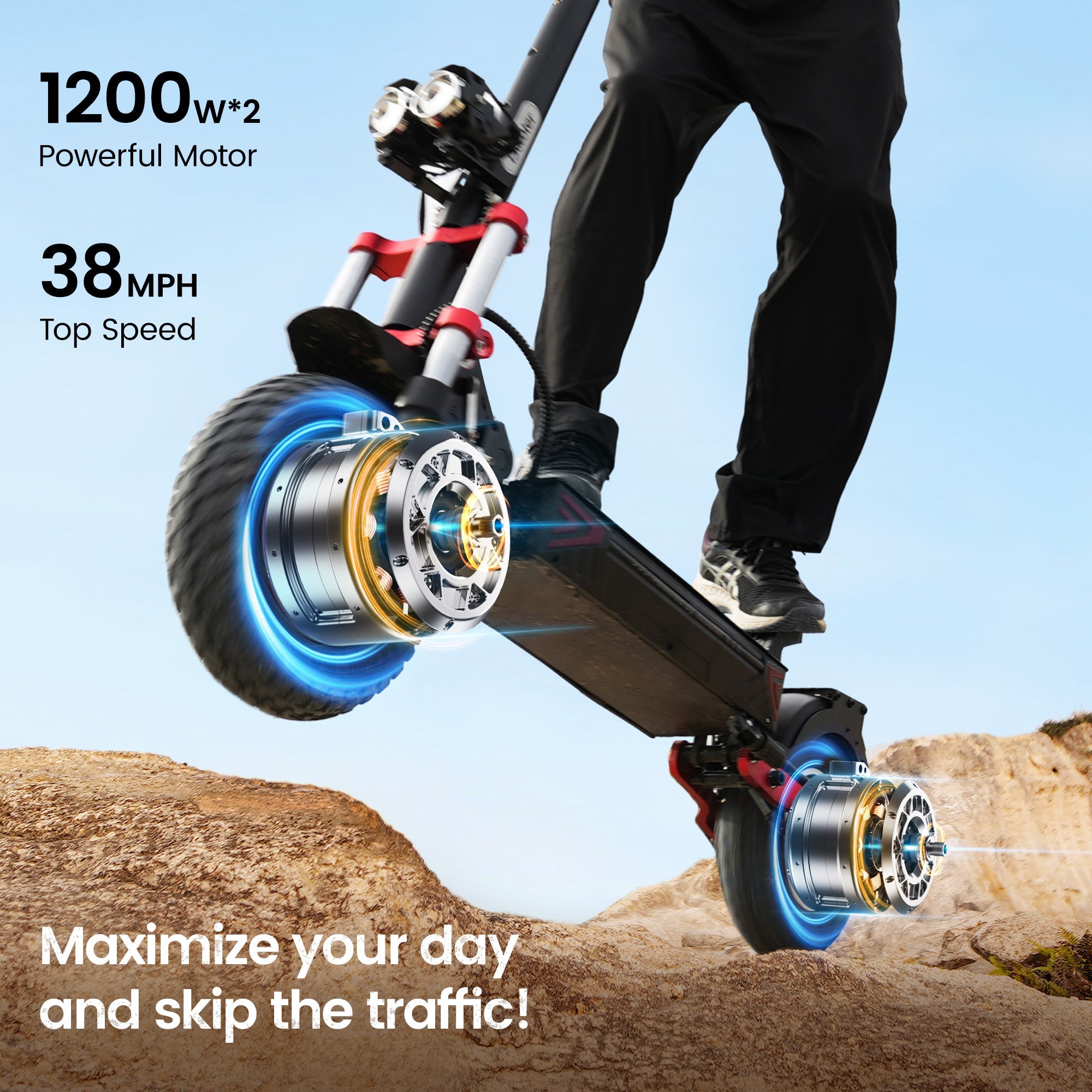 iScooter iX8 Electric Scooter - The Ultimate Off-Road Beast