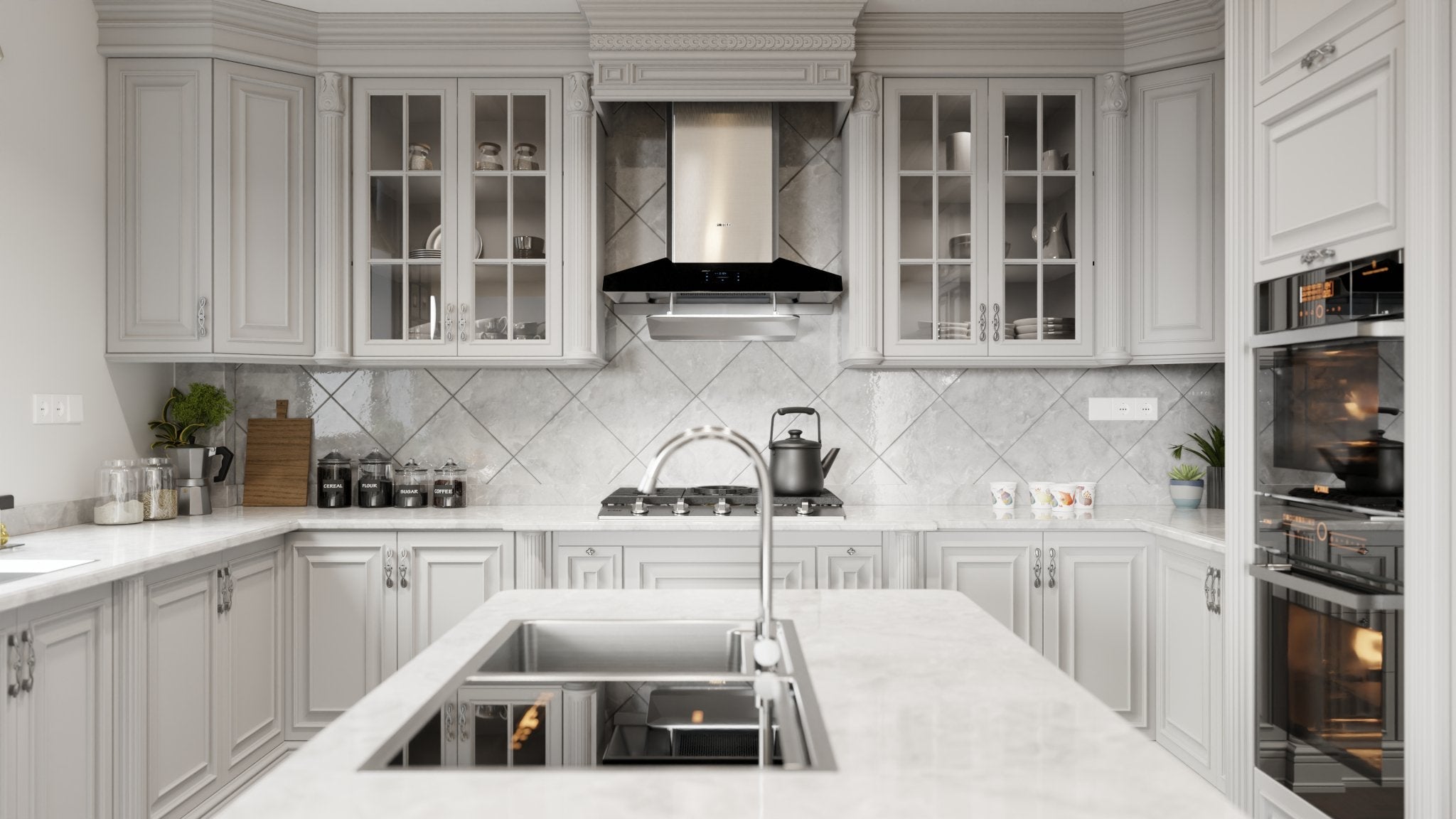 FOTILE EMG9050 Wall Mount Perimeter Vent Range Hood - The Ultimate Kitchen Companion