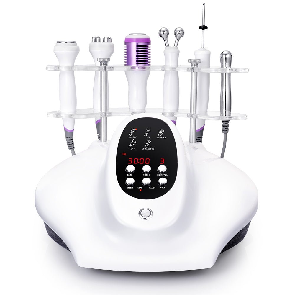 Revitalize Your Face with 5-in-1 Ultrasonic RF Bio Hot/Cold Facial Care