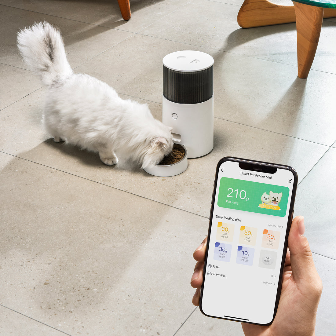 Petmarvel Mini Smart Pet Feeder - Your Pet's Meal Planner