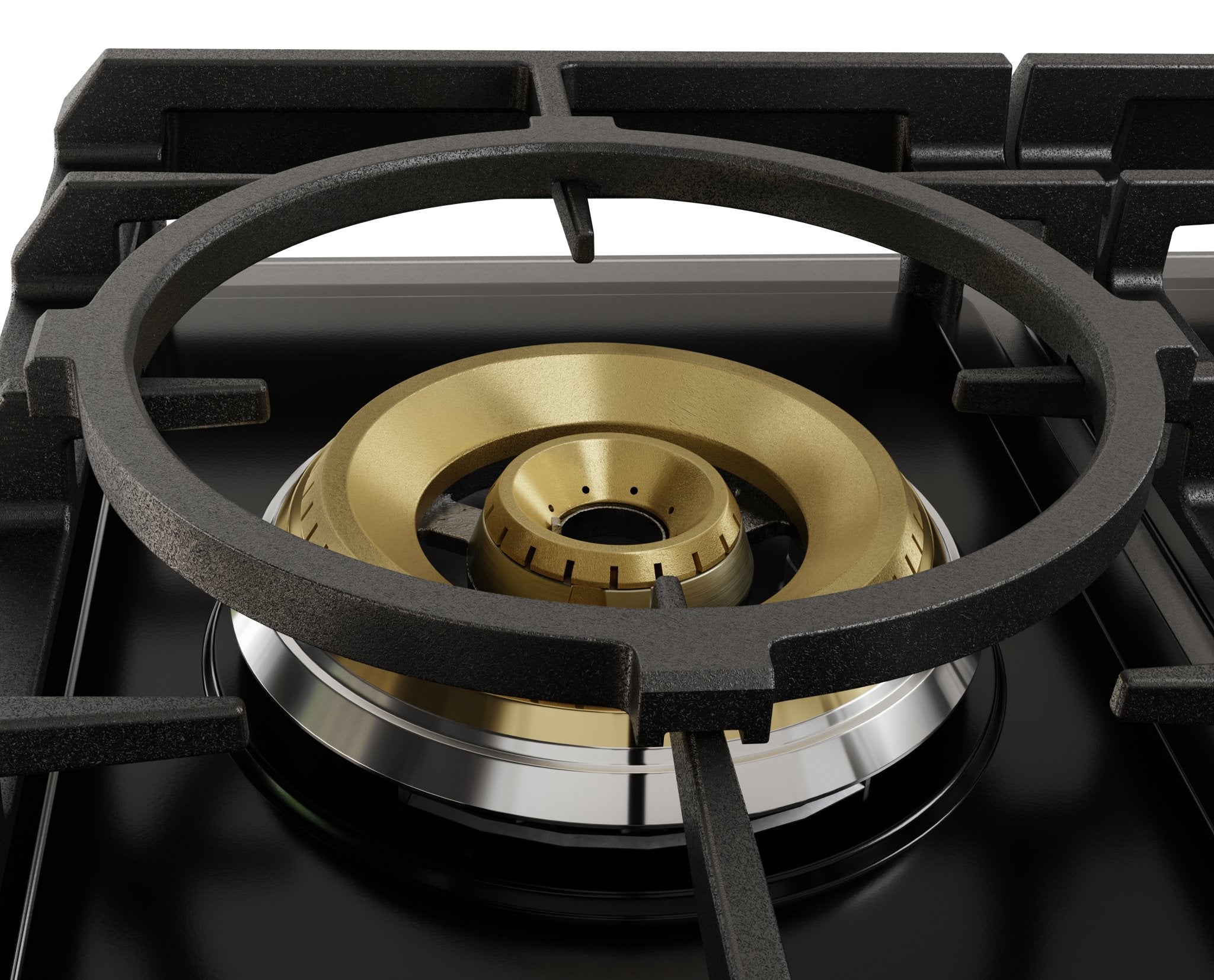 FOTILE Tri-Ring Gas Cooktop - GLG30401, Moonshadow Grey Series