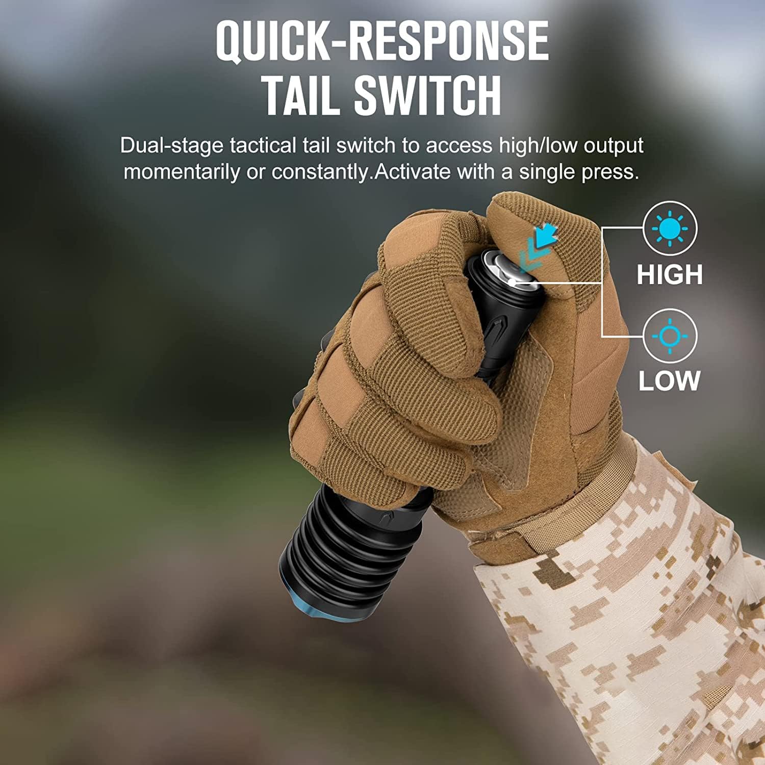 Powerful Olight Warrior X 3 Tactical Flashlight