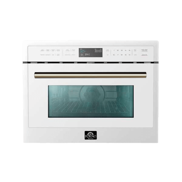 Forno Oliena Espresso All-in-One Kitchen Powerhouse: 24" Compact Oven & Microwave