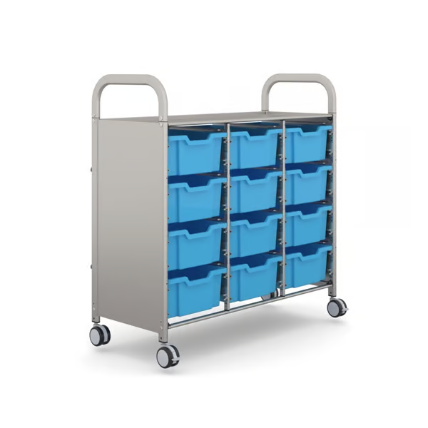 Gratnells Callero Plus Treble Cart - The Ultimate Classroom Storage Solution