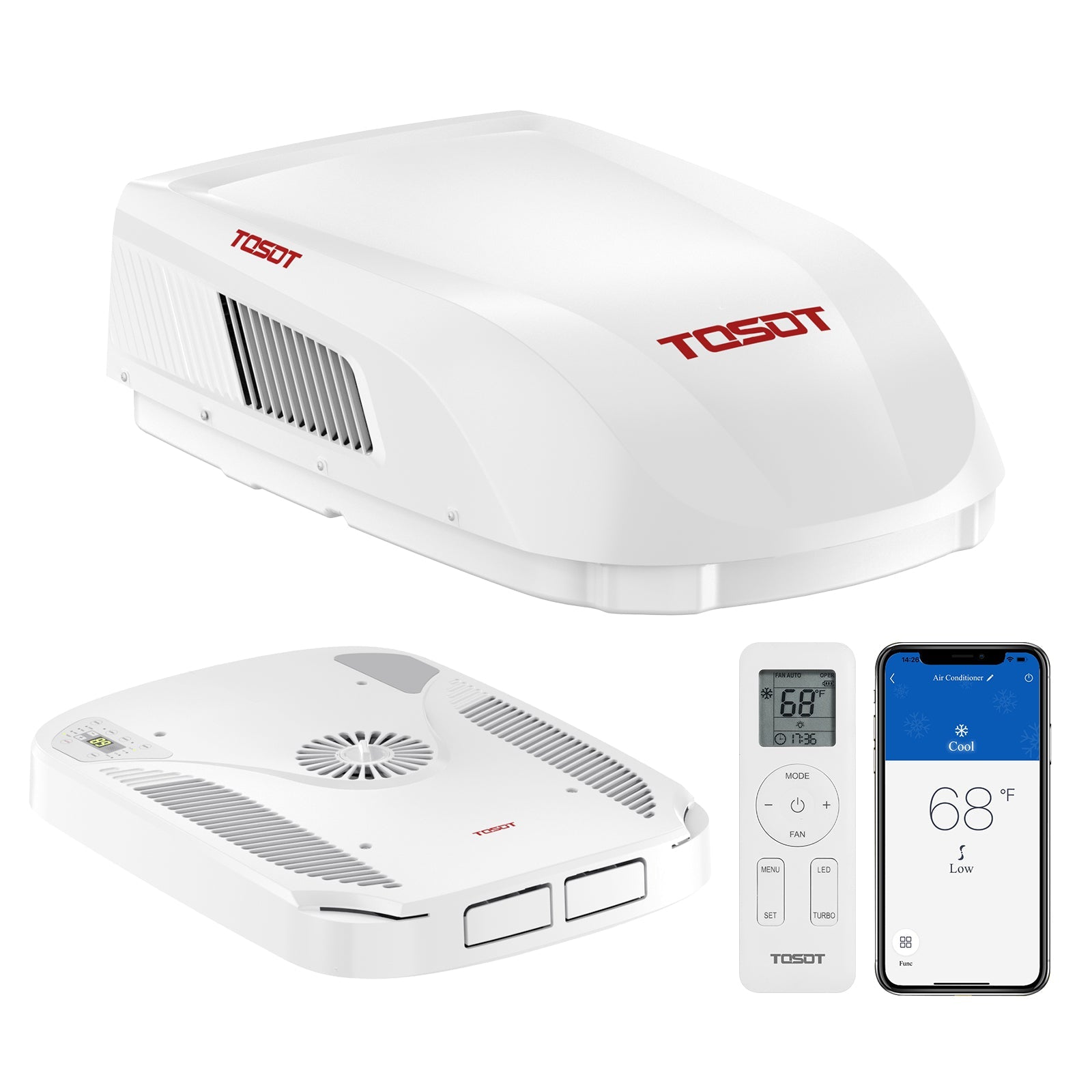 TOSOT RV 15,000 BTU Air Conditioner with Heat Pump: Your Ideal RV Cooling & Heating Solution