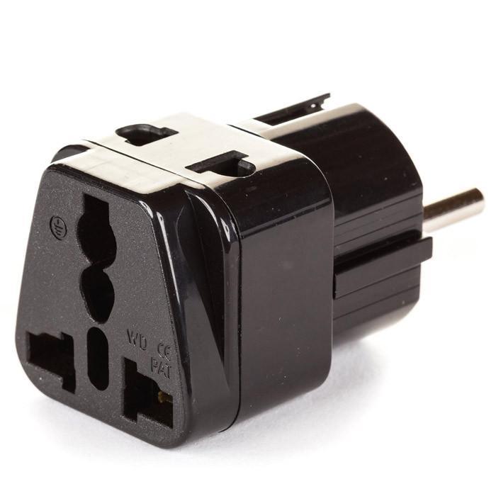 OREI 2-in-1 USA to Europe Adapter Plug - 2 Pack, Black: Your Ultimate Travel Companion