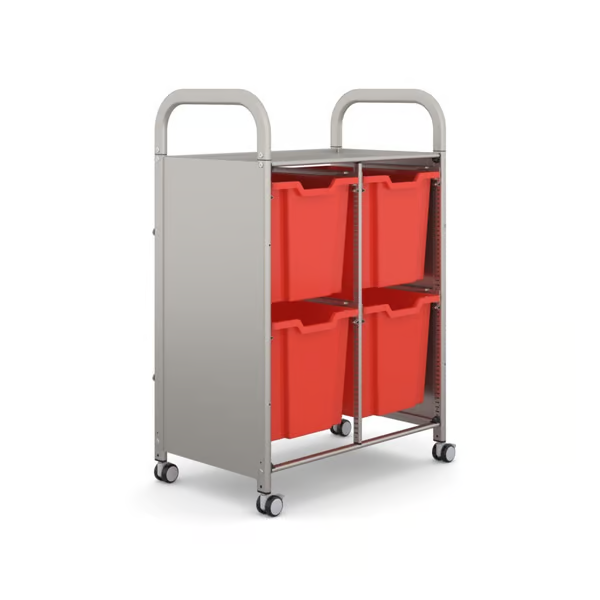 Gratnells Callero Double Metal Cart - The Ultimate Learning & Office Organization Solution