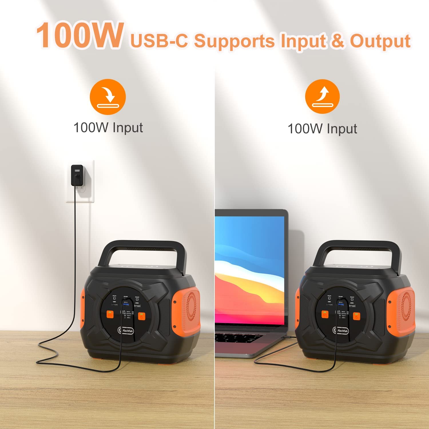 Flashfish 320W Portable Powerhouse: Your Ultimate Backup for Home, RV, Camping & More