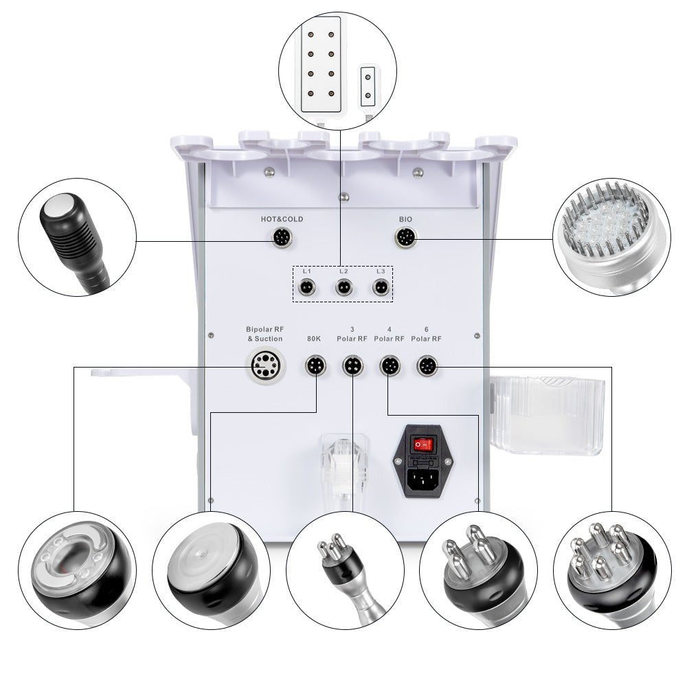 Advanced 9-in-1 80k Cavitation, RF Vacuum & Laser Lipo System - Shape Tactics