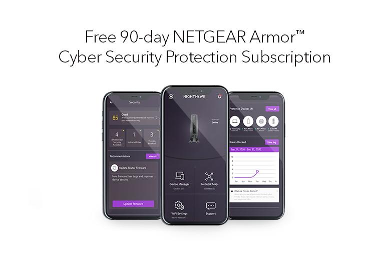 Netgear Nighthawk CAX30S AX6 6-Stream WiFi 6 Cable Modem Router - The Ultimate Internet Companion