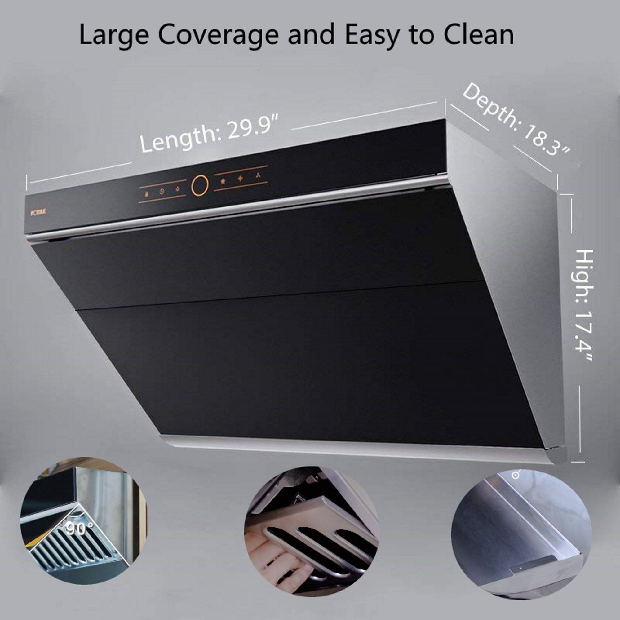 FOTILE Classic Series 30/36 Under-Cabinet / Wall Mount Range Hood - High-Performance and Stylish